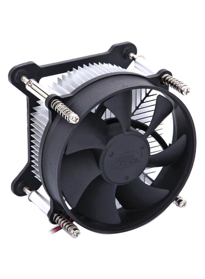 NIBEMINENT Silent Cooling Fan For CPU Socket Black/Silver  - Image 2