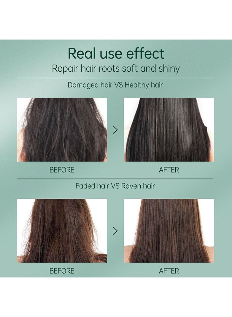 PURC قناع الكيراتين للشعر لإصلاح الشعر الجاف والتالف وترطيب وتنعيم فروة الرأس وعلاجات العناية بالشعر 50 مل - Image 4