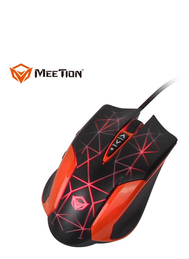 Meetion Meetion C-500 4-in-1 Gaming Combo – Rainbow Backlit USB Keyboard, Ergonomic Gaming Mouse, Mouse Pad & Headset | Plug-and-Play for PC & Laptop Gamers | Full RGB Gaming Kit  - Image 3