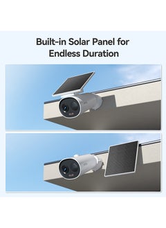 IMOU 2K Security Camera,3MP Wi-Fi Battery Camera,Cell 3C All in One With Solar Panel Wireless Outdoor Camera,2.4 GHz,Full-Color Night Vision,Home CCTV Camera 5000mAh Rechargeable Battery Two-way Audio Support SD Card up to 256GB  - Image 3