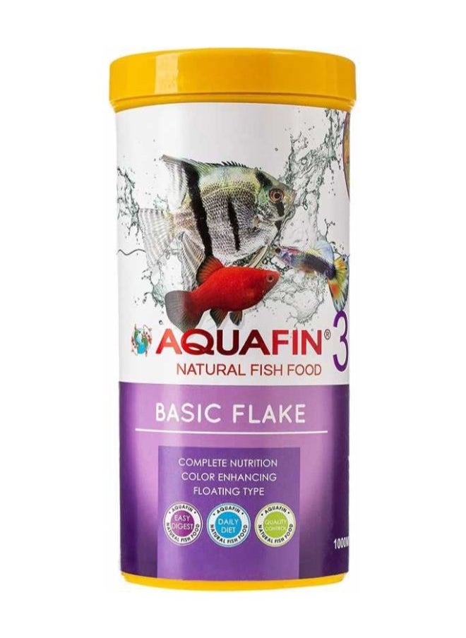 AQUAFIN Basic Flake - 1000ml for All Tropical Fish 