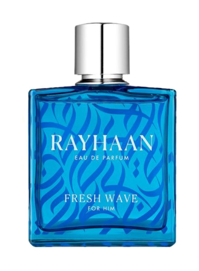 RAYHAAN Fresh Wave Eau De Parfum – Invigorating Woody & Aromatic Fragrance | Fresh Mint,  Lavender, and Cedarwood Notes – Long-Lasting Perfume – 100ml - Image 1