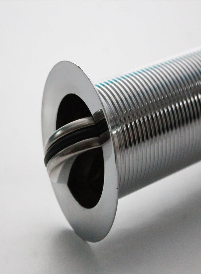 New Ware Stainless Steel Waste Coupling Stopper 5 Inch | Full Thread Sink Drain with Brass Fittings for Wash Basin - Image 3