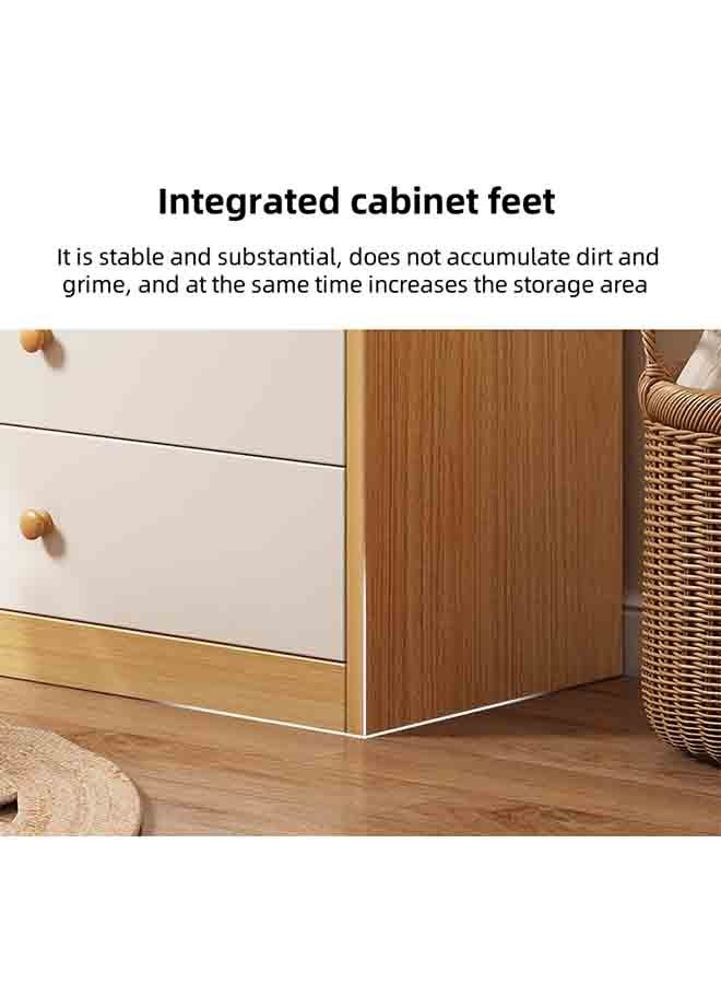 خزانة تخزين حديثة ، خزانة تخزين الدرج ، خزانة تخزين ، تخزين مغلق متعدد الدرج ، مناسب لغرفة المعيشة ، غرفة النوم وخزانة المطبخ ، 100 سم × 34 سم × 94 سم. - Image 4