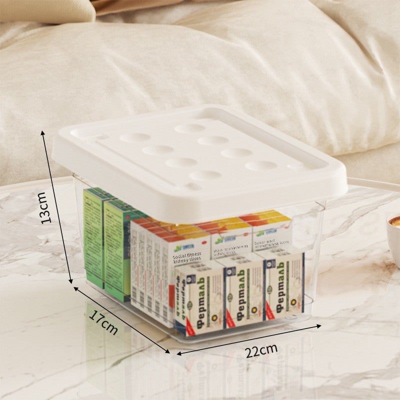 Customizable Medical Box: Large Capacity Eco-Friendly Medication Storage - Durable Multi-Layer Plastic Case for Home Household Item Organization - Image 1
