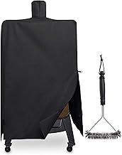 Shinestar SHINESTAR 73550 Form-Fitted Smoker Cover for Pit Boss 4/5 Series, Special Zipper Design, Easy Take On & Off, Heavy Duty - Image 1
