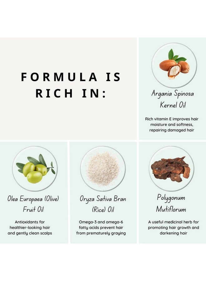 Kilomets BLACK Hair Dye Shampoo 400ml- 100% Grey Coverage in Minutes- Ammonia Free Hair Color Shampoo Cover Gray Silver Hair- Instant Darkening Coloring At Home- Gift for Mom Dad - Image 2