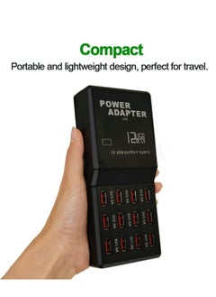 KASTWAVE USB Charger 12 Port USB Desktop Hub Wall Charger Charge All Your Devices with Ease for Smartphone Tablets  - Image 2