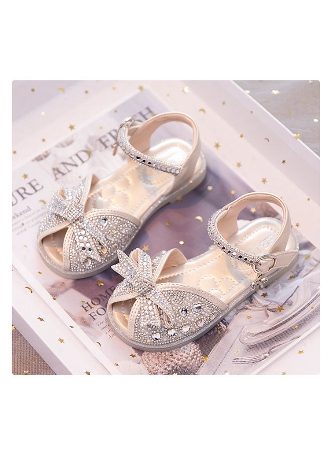 NIBEMINENT Kids'Casual Shoes Sandals  Leather Sequin  Summer Flat Shoes For Girls Breathable Anti-slip  - Image 2