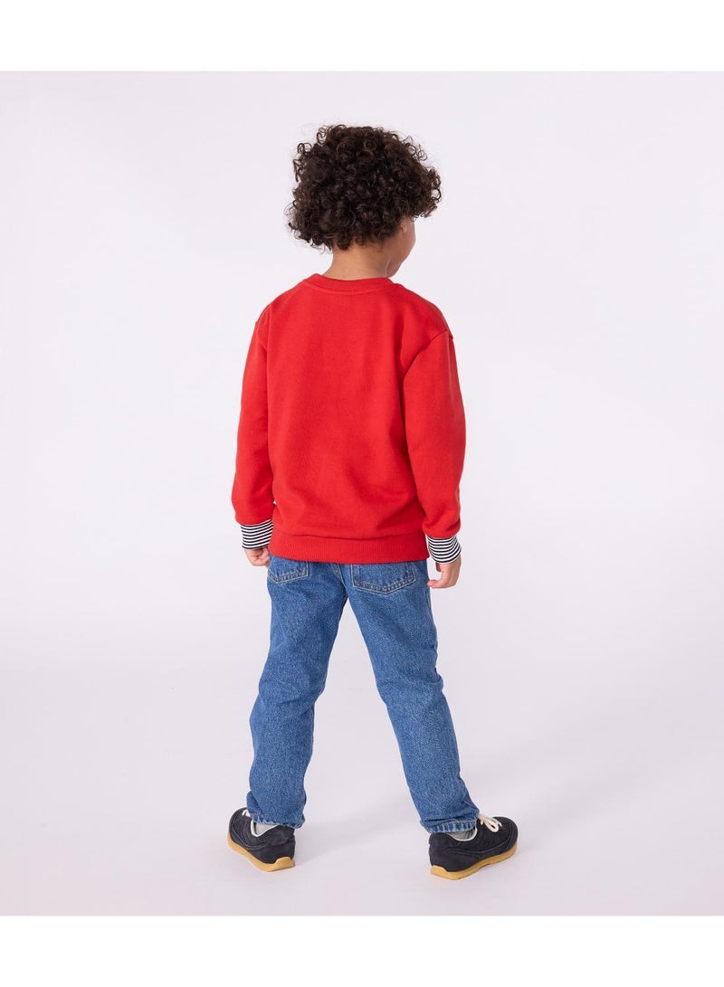 Petit Bateau Children's printed cotton sweatshirt - Image 2