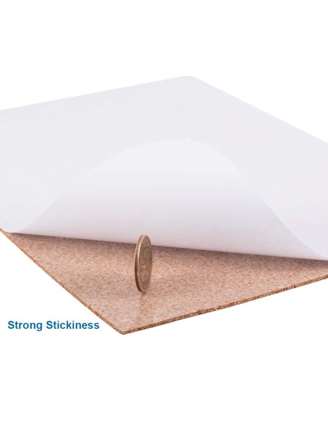 Benecreat 8 Pack 8.3  X 11.8  Self-Adhesive A4 Size Cork Sheets 2Mm Thick  Rectangle Insulation Cork Backing Sheets For Coaster  Wall Decoration  Party And Diy Crafts Supplies - Image 4