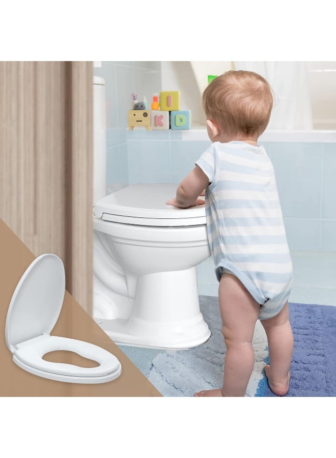 RT مقعد مرحاض R&T مطول مع مقعد مدمج للأطفال لتدريب الحمام - Image 2