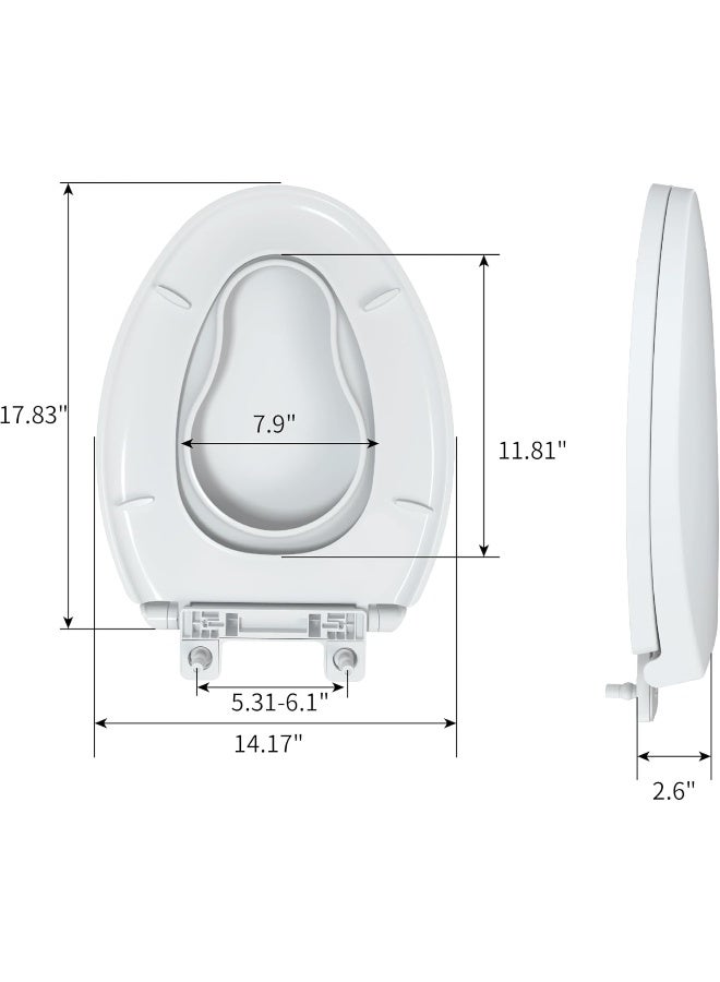 RT مقعد مرحاض R&T مطول مع مقعد مدمج للأطفال لتدريب الحمام - Image 5