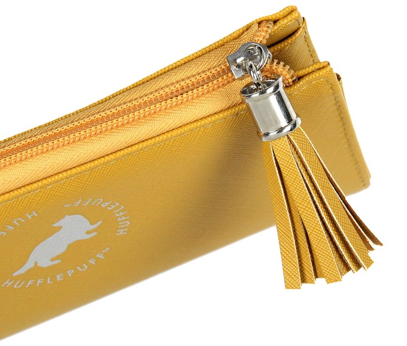 Bioworld Harry Potter Wallet Designer Hogwarts Hufflepuff House Zipper Clutch Faux Leather Wallet For Women - Image 4