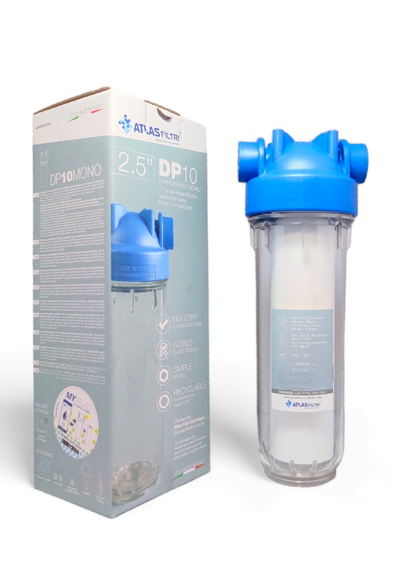 ATLAS Water Filter Single Stage For Clean And Purified Water In Kitchen And Washing Machine  - Image 1