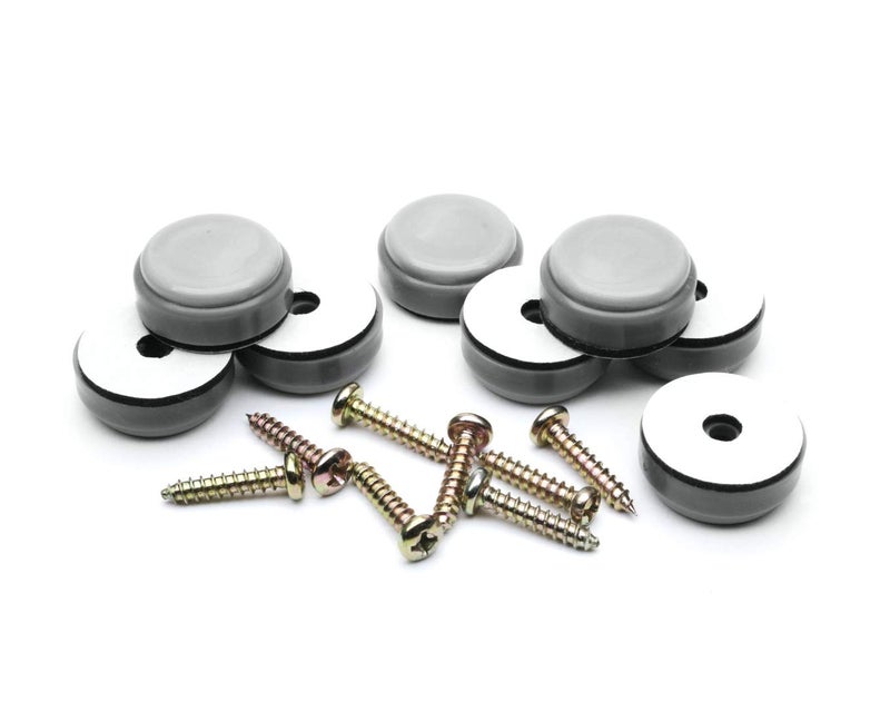 Slipstick GorillaGlides CB253 1 Inch Chair Sliders/Furniture Glide Floor Protectors (Set of 8 Glides) Self-Adhesive Screw-On Glides, for Sliding on Hard Surface Floors and Low-Pile Carpet, Round - Image 3