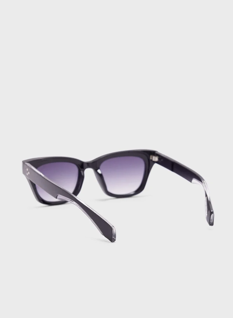 Seventy Five Casual Gradient Lens Wayfarer Sunglasses