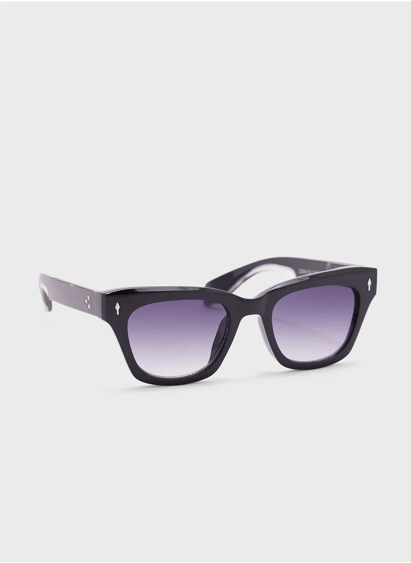 سفنتي فايف Casual Gradient Lens Wayfarer Sunglasses