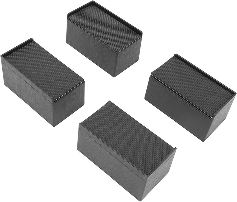 RiToEasysports L Shape Stackable Sofa Furniture Risers for Table Couch Bed, Smooth Corners Rubber Risers for Increased Height, for Family Safety, 4-Pack - Image 2