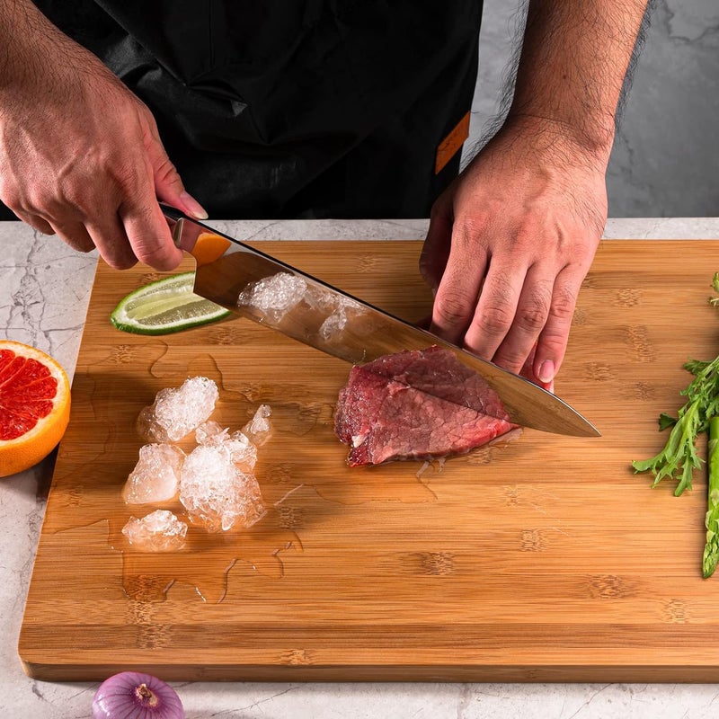 Ramkuwar 6 inches Ultra Sharp Chefs Knife for Cutting Meat Cooking Fish and Vegetables - Image 5