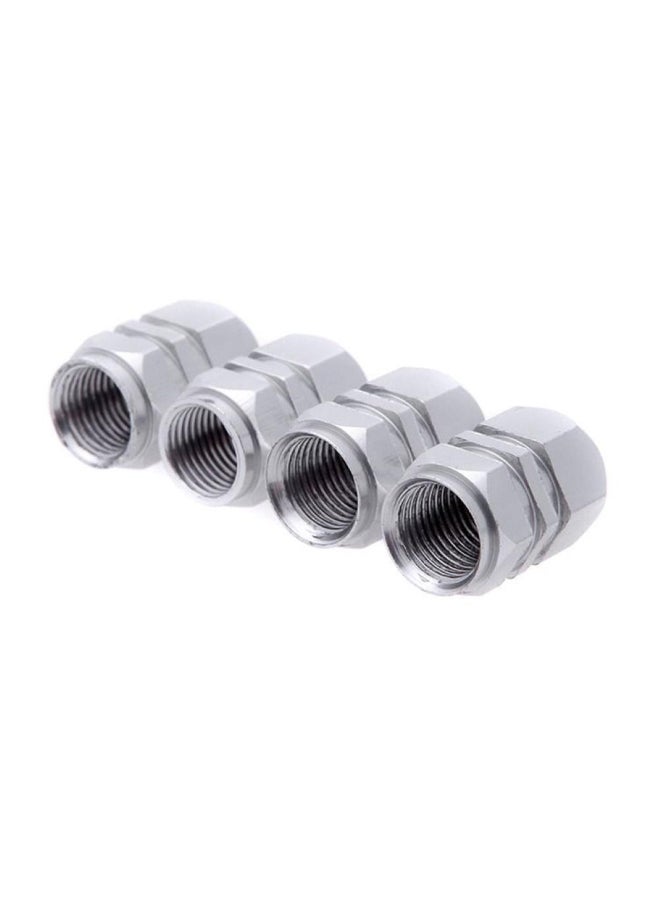 Generic Alloy Wheel Rim Valve with Aluminum Stem Caps 