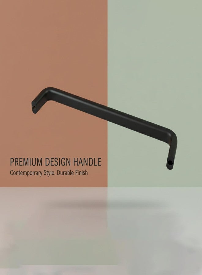 Atlantic Stainless Steel Capsule D Drawer, Cabinet Handles, Matte Black, 6 Inch - Set of 12, Black Finish Pull Handles - Image 5