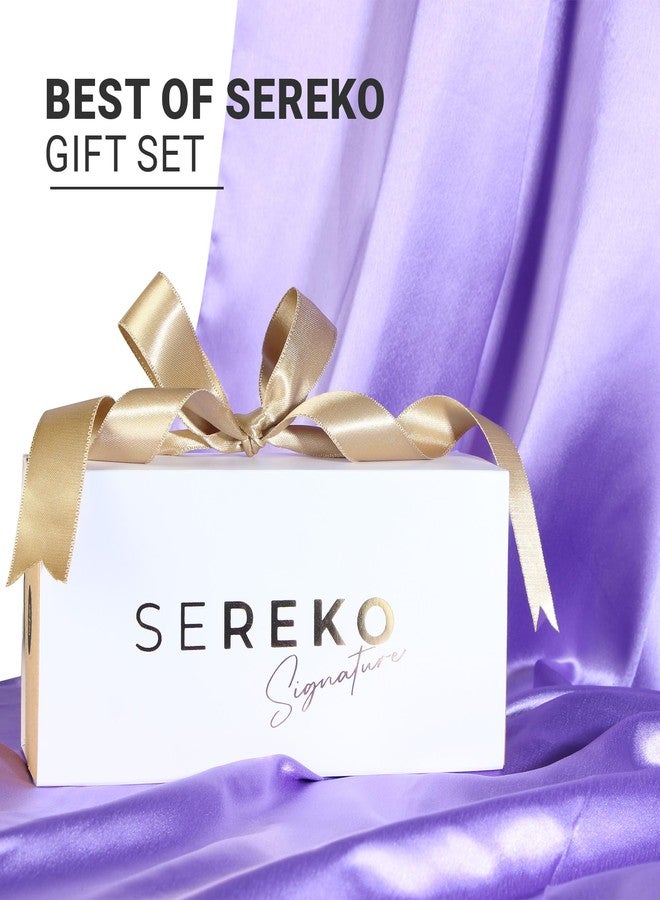 Sereko Skincare Gift Set for Women & Men Birthday, Diwali & Anniversary, | Calming Candy Stress Relief Tablets, Undr Eye Gel Pen, Vegan Leather Pouch & Eye Mask - Image 2