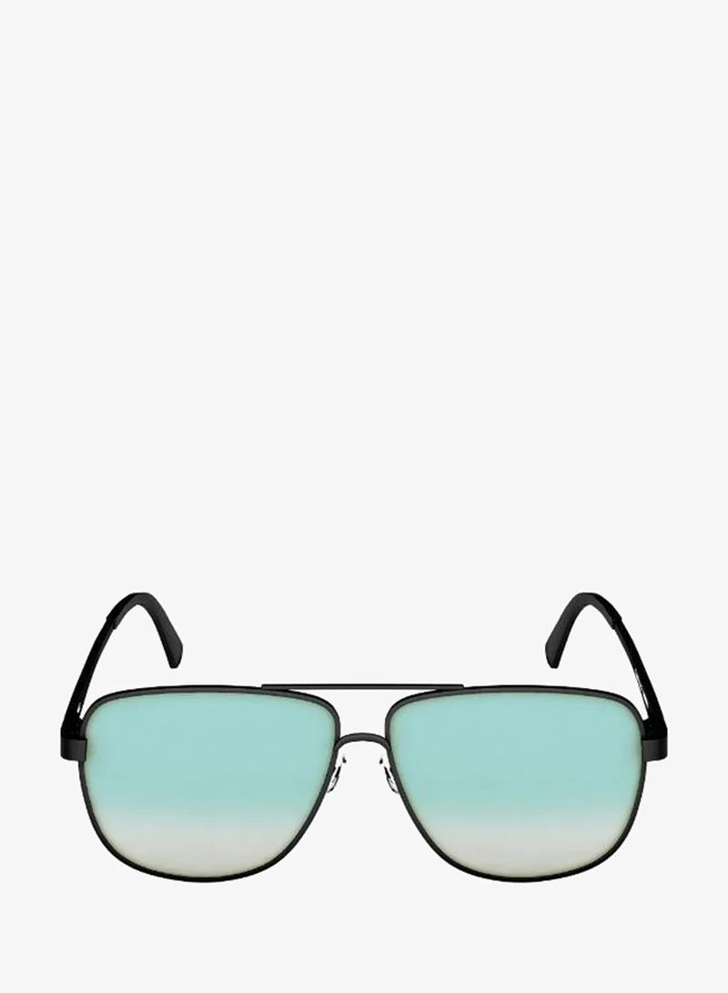 fastrack UV Protection Sunglasses Black Frame Blue Mirror Lens 59mm  - M183BU2V
