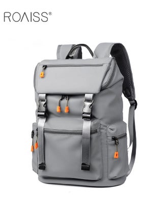Men's Large Capacity Double Shoulder Backpack for School Travel Grey  Business Backpack Scalable Capacity College Bookbag For Work School Travel Flight with USB - pzsku/Z8B08E3D6AC0DEF3F7CB4Z/45/_/1734922562/65a0da94-0aac-4bd4-97aa-d489bc19eda9
