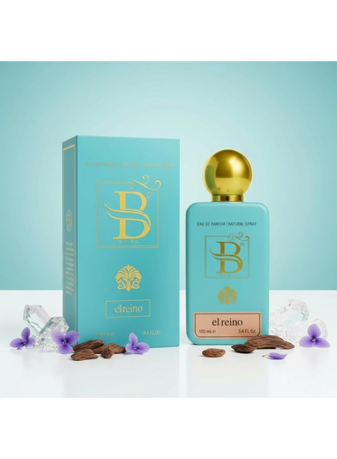 ب تفاخر إل رينو | 100 مل ماء عطر للجنسين | عطر عود وزهور يدوم طويلاً | عطر عربي فاخر | مثالي للرجال والنساء - Image 3
