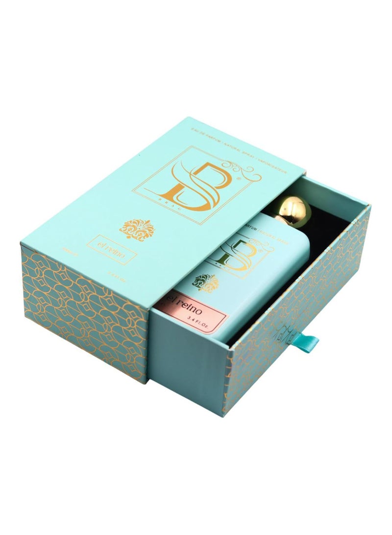 ب تفاخر إل رينو | 100 مل ماء عطر للجنسين | عطر عود وزهور يدوم طويلاً | عطر عربي فاخر | مثالي للرجال والنساء - Image 2