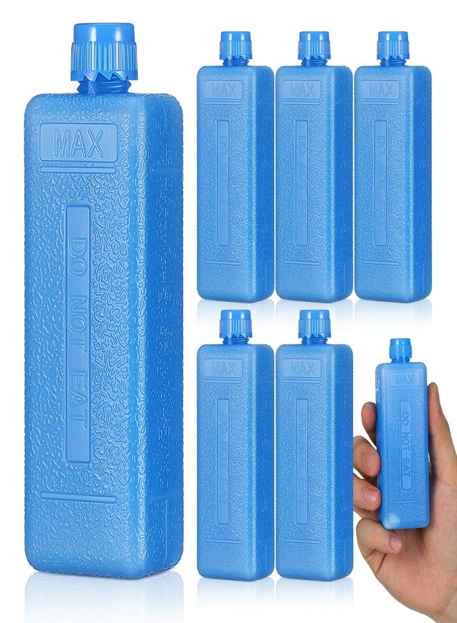 DIYEAH 8-Pack Reusable Ice Packs for Swamp Cooler – Blue Crystal Cooling Boxes for Portable Air Conditioners, Evaporative Coolers, Personal Fans for Hot Summer Days - Image 1