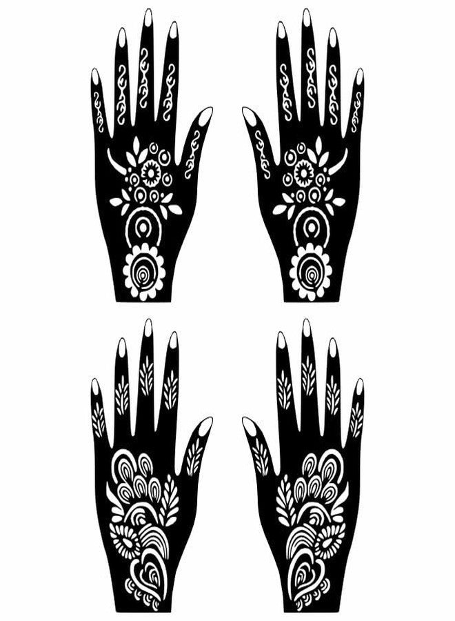 Komstec Simple Mehndi Combo Pack for Fast and Stylish Hand Designs for Girls & Women Palm and Finger Design Pack of 2 - Image 2