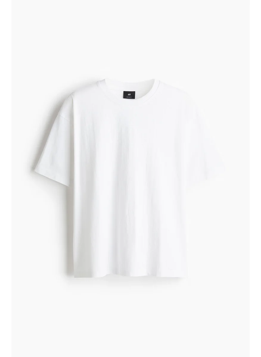 H&M Oversized Fit Cotton T-Shirt