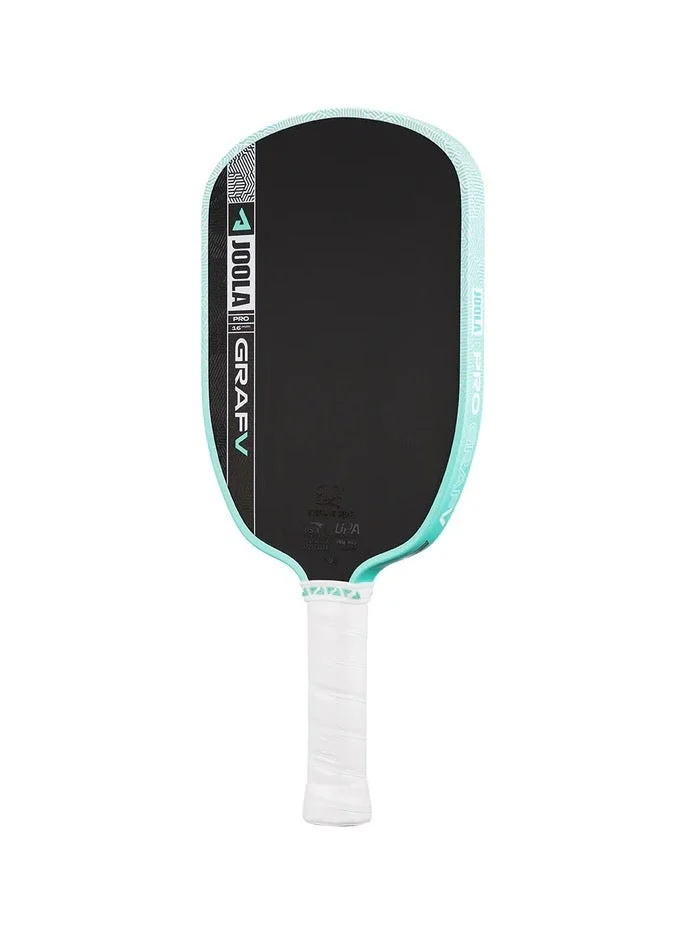 JOOLA JOOLA Graf Pro V Pickleball Paddle – Steffi Graf Seaside Green 16mm | Carbon Fiber Surface | KineticFrame Tech | Control & Reach | USAPA Approved
