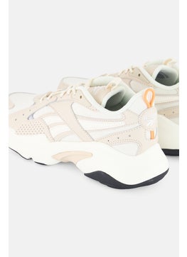 Reebok Kids Boy Turbo Restyle Lace Up Running Shoes, Beige  - Image 2