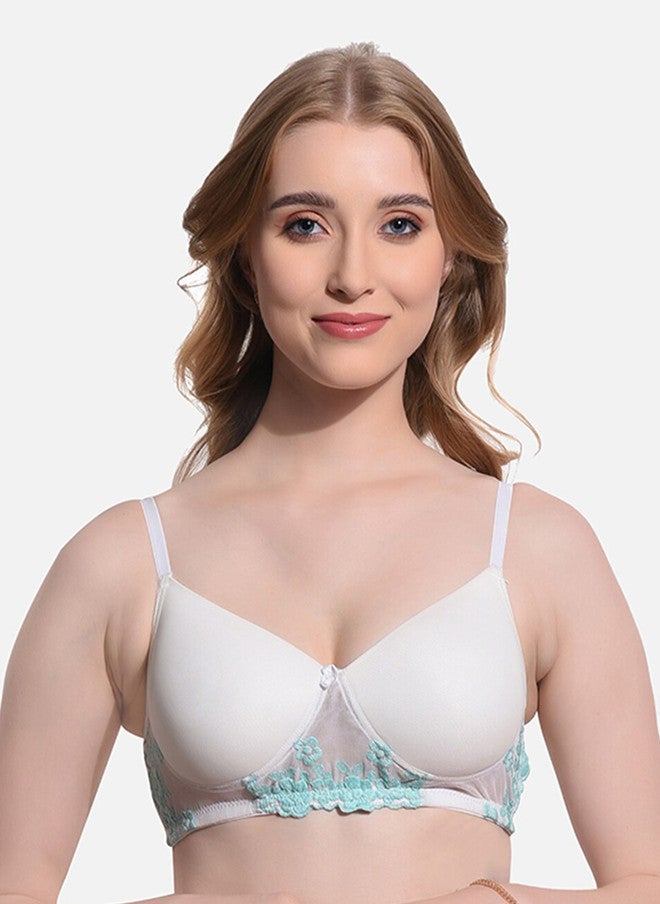 FIMS Full Coverage Lightly Padded Everyday Bra With All Day Comfort - Image 1