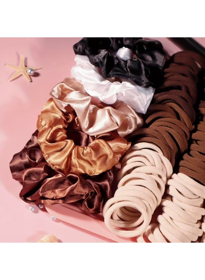 Home Clearance Sale 1209pcs Hair Accessory Set | Women's Bohemian and Minimalist Elastic Headbands, Ponytail Holders, Bun Makers, One-Time Use Rubber Bands, and Hairstyle Design Tools - Image 4