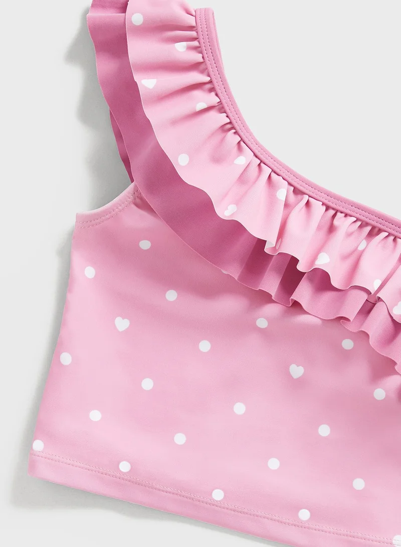 mothercare Pink Asymmetrical Tankini