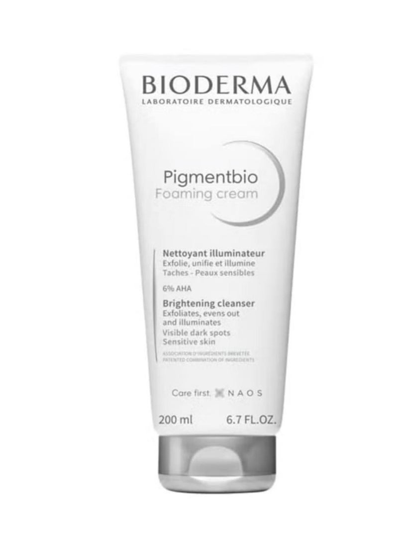 Pigmentbio Foaming Cream Brightening Cleanser 200ml