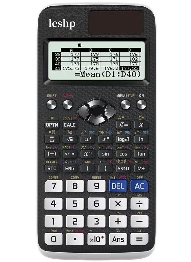 LESHP Scientific Calculator Black 