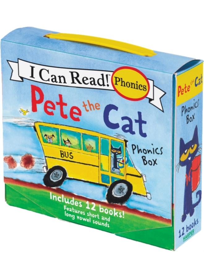Pete the Cat 12-Book Phonics Fun! : Includes 12 Mini-Books Featuring Short and Long Vowel Sounds