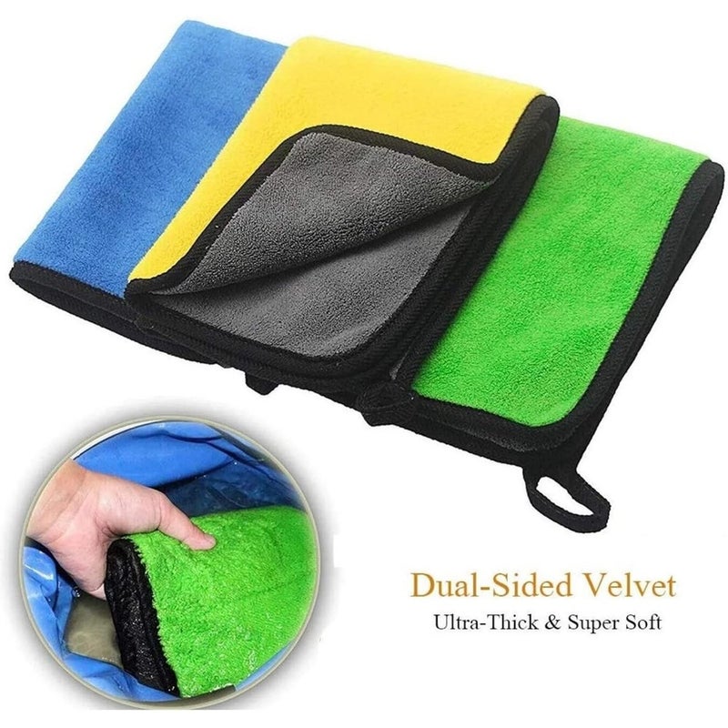 Car Drying Towel Microfiber Detailing Towel 40x30cm Pack of 3 - Image 4