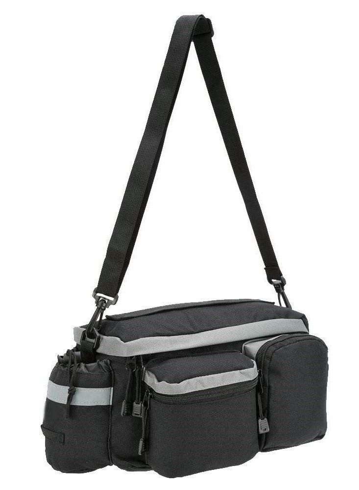 Y&D 10L Mountain Bicycle Bike Cycling Outdoor Sport Waterproof Rear Seat Bag Pannier Trunk Accessories Shoulder Handbag with Water Bottle Pouch - Black  - Image 3