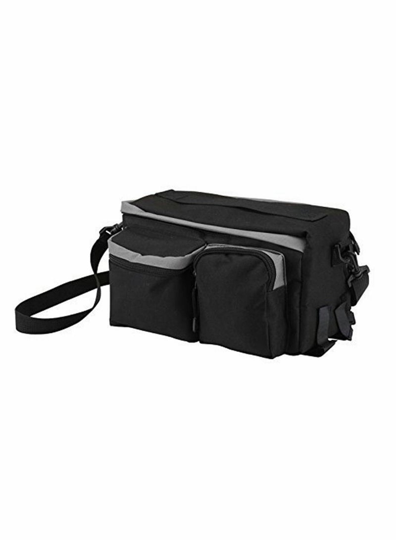 Y&D 10L Mountain Bicycle Bike Cycling Outdoor Sport Waterproof Rear Seat Bag Pannier Trunk Accessories Shoulder Handbag with Water Bottle Pouch - Black  - Image 2