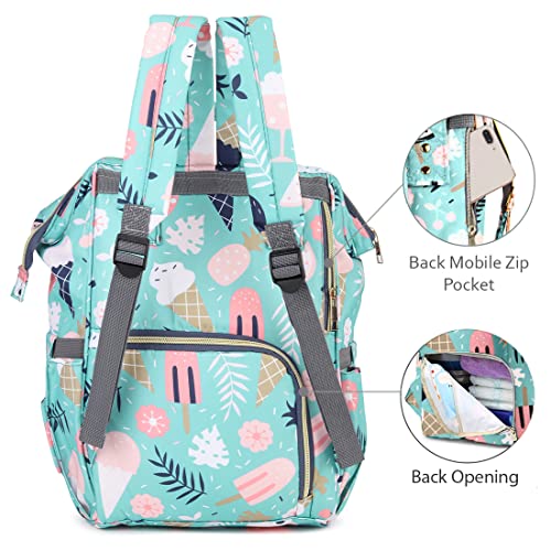 PACKNBUY Diaper Bag for Mothers for Travel, Hospital Bag for Delivery Women Spacious, Insulated Bottle Pockets, Water Resistant with Multiple Pockets to Store Newborn Baby Products (Blue) - Image 3