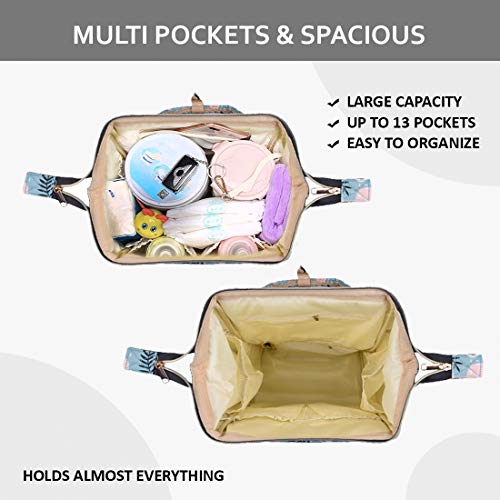 PACKNBUY Diaper Bag for Mothers for Travel, Hospital Bag for Delivery Women Spacious, Insulated Bottle Pockets, Water Resistant with Multiple Pockets to Store Newborn Baby Products (Blue) - Image 4