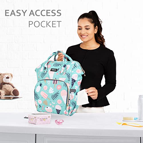 PACKNBUY Diaper Bag for Mothers for Travel, Hospital Bag for Delivery Women Spacious, Insulated Bottle Pockets, Water Resistant with Multiple Pockets to Store Newborn Baby Products (Blue) - Image 5