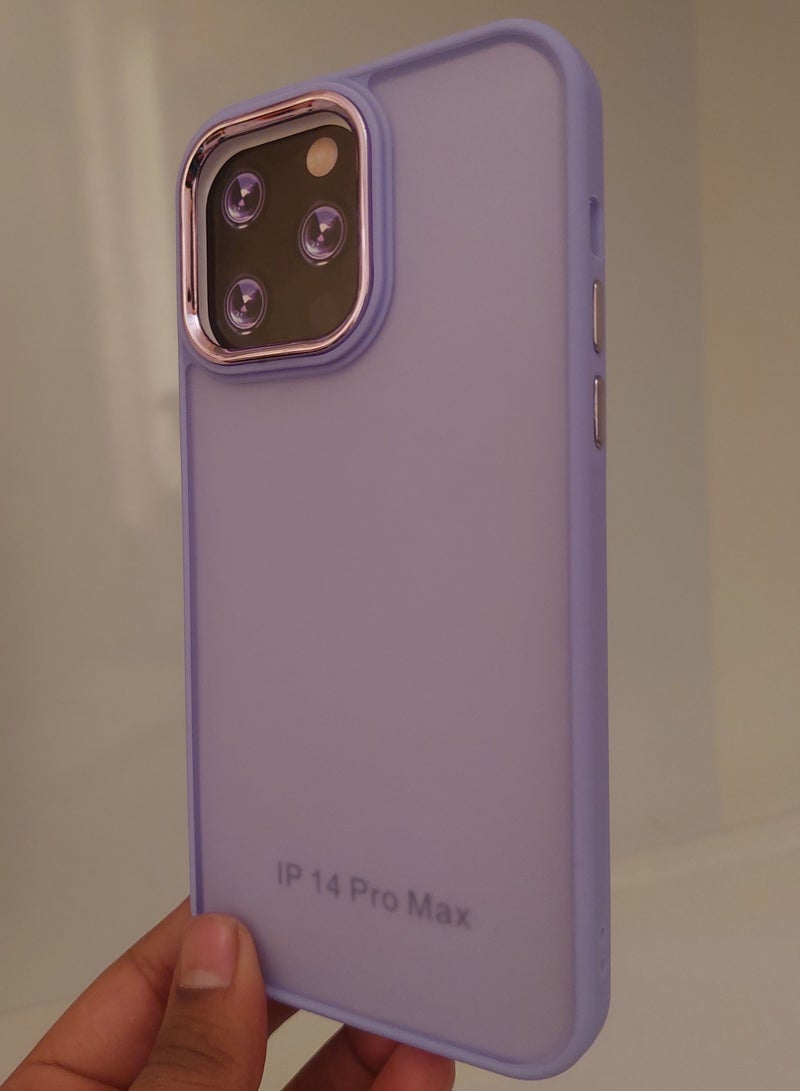 Creative Creative Case for Iphone Q series for Iphone 14 Pro Max Hard Silicone Purple Colour  - Image 3