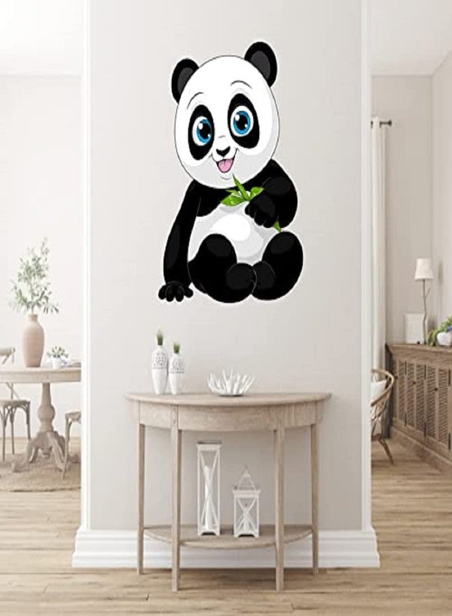 Akki Wold Cute Baby Panda Wall Sticker for Living Room, Bedroom, Kids Room, (Size - 40 Cm X 64 Cm) - Image 1